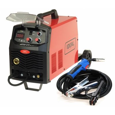 Semi-automatic MIG / MAG welding machine, min. welding current: 30A, max. welding current: 200A, rated power: 6.2kW, power supply: 230V, welding method: FLUX / MIG-MAG / MMA