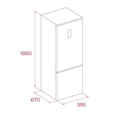 10. TEKA RBF 54650 SS XL fridge-freezer