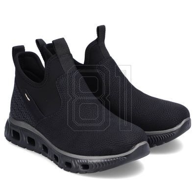 26. Rieker W RKR616 comfortable slip-on ankle boots, black