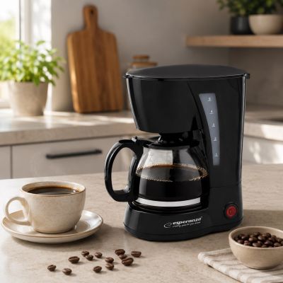 10. Esperanza Robusta EKC006 drip coffee maker (650W; black)