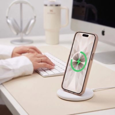 9. Tech-Protect MagZero MagSafe case for iPhone 17 - beige-brown matte