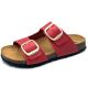 10. Bio Bio Women's slippers, profiled flip-flops, natural leather