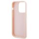 7. Karl Lagerfeld 3D Rubber Glitter Logo case for iPhone 15 Pro - pink