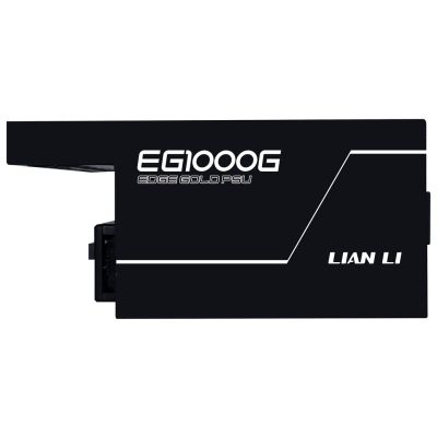 8. Lian Li 1000W EDGE GOLD 1000 80 PLUS Gold Power Supply, PCIe 5.1, ATX 3.1, Black, USB Hub