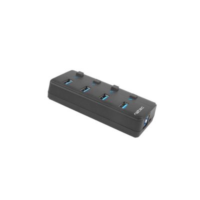 4. Hub NATEC Mantis 2 NHU-1557 (4x USB 3.0; black)