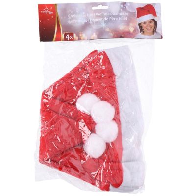 6. SANTA CLAUS HAT - SET OF 4