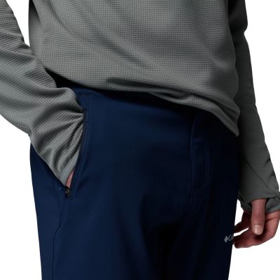 4. Columbia Essential Hike Brushed Back Pant 2172961464 Navy Blue 30-32