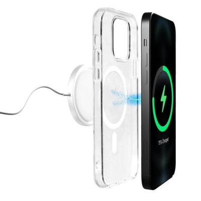 3. Puro Lite Mag MagSafe Silicone Case for iPhone 14 Pro - Transparent
