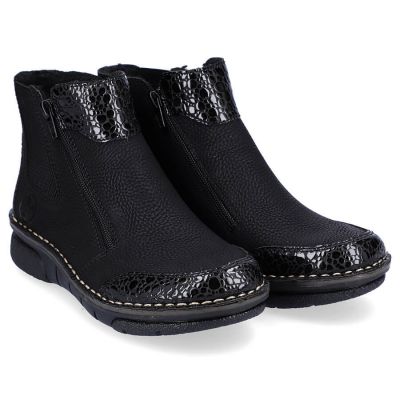 13. Comfortable, insulated ankle boots with zippers Rieker W RKR555