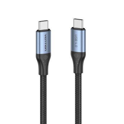 2. USB-C to USB-C Vention USB 4.0 5A 40Gbps Braided Cable 1m