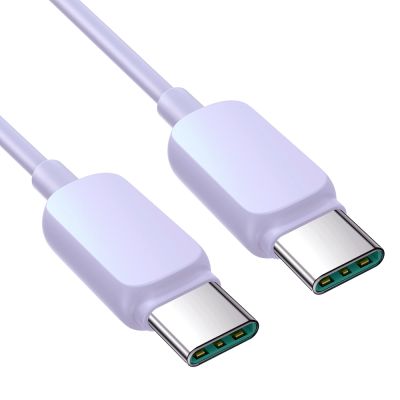 3. Joyroom Multi-Color Series A14 USB-C / USB-C 100W Cable 1.2m - Purple