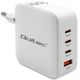 8. Qoltec 140W GaN Wall Charger | 5-20V | 2.5-5A | 3 x USB-C PD | 1 x USB QC 3.0 | White