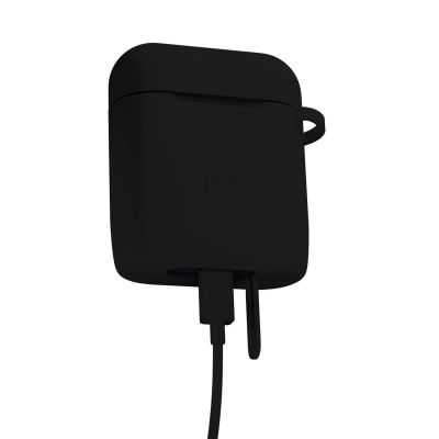 15. 3mk Silicone AirPods Case for Apple AirPods 2 - Black