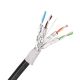 Extralink CAT6A FTP (F/UTP) OUTDOOR TWISTED PAIR WITH GEL 305M network cable