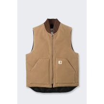 Carhartt V01 Firm Duck Insulated Vest Brown