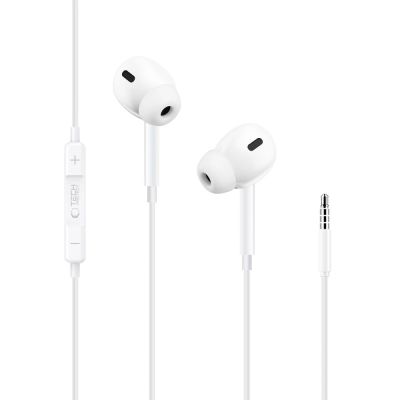 2. Tech-Protect Ultraboost Core G3 Mini Jack Wired Headphones - White
