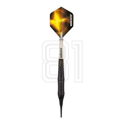 4. Unicorn Black Brass soft tip darts- Jelle Klaasen 19g: 23771 | 21g: 23772
