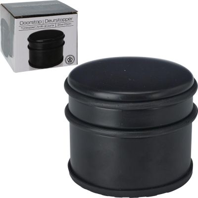 DOOR STOPPER 9CM BLACK