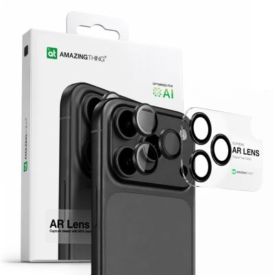 4. AmazingThing Lens Glass for iPhone 17 Pro / Pro Max with Gray Aluminum Frame