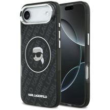 Karl Lagerfeld IML Karl Head Logo MagSafe Case for iPhone 17 Air - Black