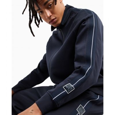 3. Armani Exchange Men's Stand-Up Collar Sweatshirt (6DZMJL-ZJZGZ-1510)