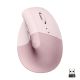 27. Logitech Lift Vertical Pink mouse