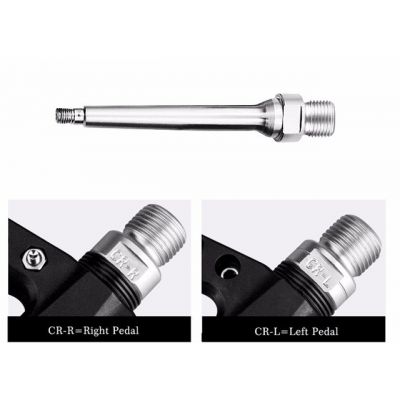 8. Rockbros 2017-12CBK Nylon Bicycle Pedal Set - Black