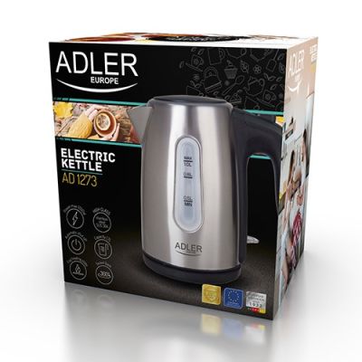 4. Adler AD 1273 electric kettle (1200W 1l; silver)