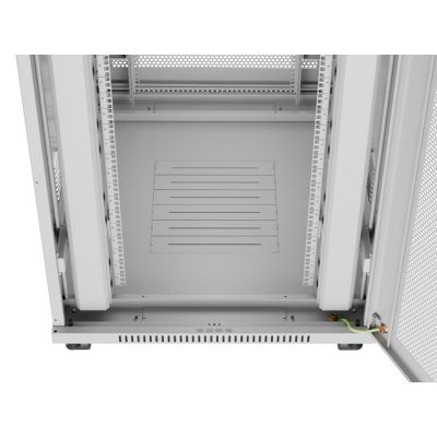 5. Lanberg FF01-8027-23SL 27U Freestanding Rack Gray