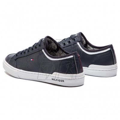 3. Tommy Hilfiger Core Corporate Leather Sneaker M shoes FM0FM00552-403