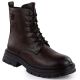 17. Women's black worker boots with socks Sabatina