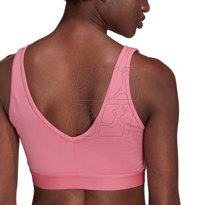 6. Adidas Essentials 3-Stripes sports bra W H10189