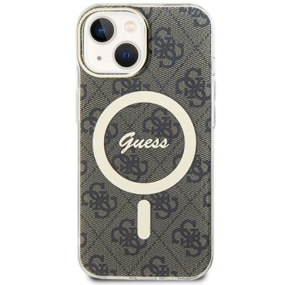 3. Guess IML 4G MagSafe iPhone 15 Plus Case - Brown