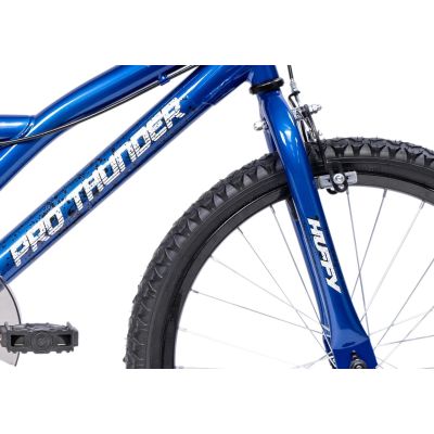 4. Huffy HX PRO 20" aluminum BMX bike, black and blue (53000W)