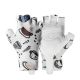 Rockbros S389 Women's Short Shock Absorbing Cycling Gloves L - White
