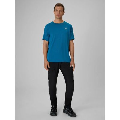 5. Men's quick-drying trekking T-shirt regular 4F 4FRSS26TFTSM2018-33S