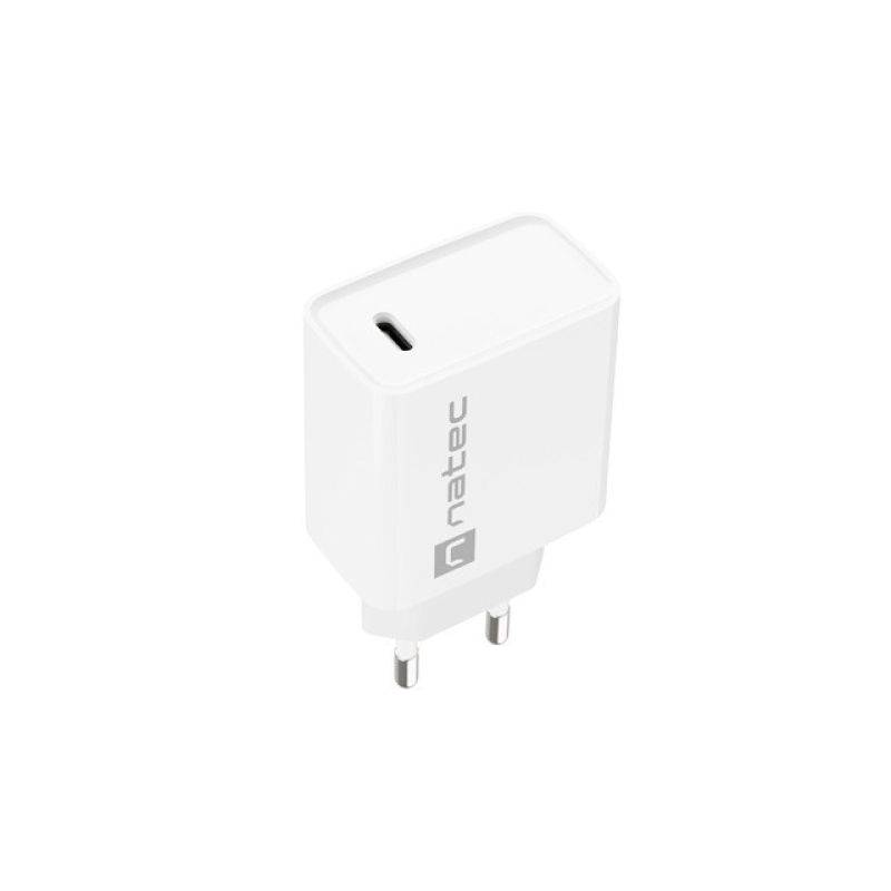 2. NATEC RIBERA USB-C 20W POWER DELIVERY WHITE CHARGER NUC-2059