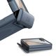 3. Tech-Protect Kevlar Aura MagSafe Case for Samsung Galaxy Z Flip 8 - Navy Blue