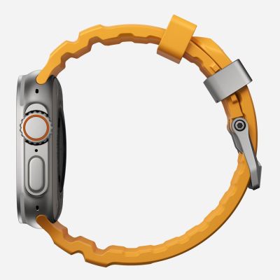 9. Nomad Rocky Point Band Natural Leather, Titanium