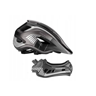 2. Rockbros Kids Bike Helmet Black 48-54cm