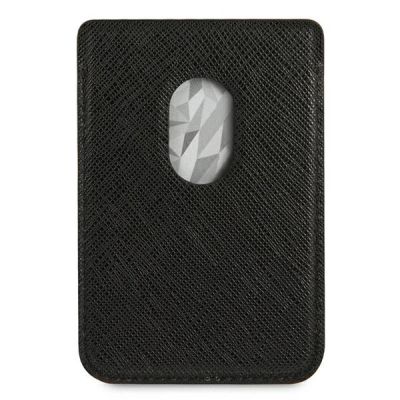 3. Karl Lagerfeld Wallet CardSlot Saffiano Choupette Head MagSafe Magnetic Phone Wallet - Black