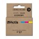 Actis KH-57R Ink Cartridge (replaces HP 57 C6657A; Standard; 18 ml; Color: Cyan, Magenta, Yellow)