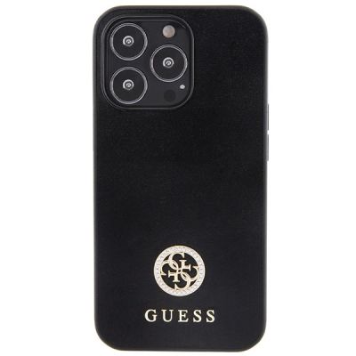 3. Guess Strass Metal Logo iPhone 13 Pro 6.1" Case - Black