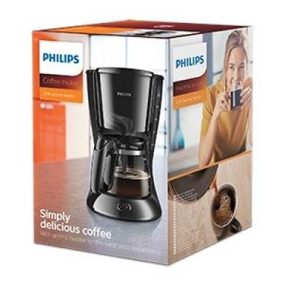 4. Philips HD7461/20 coffee machine (1000W; black)