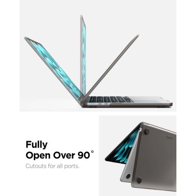 8. Spigen AirSkin Case for MacBook Air 13" 2023/2024/2025/2026 - Semi-Transparent