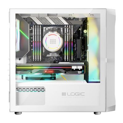 4. LOGIC HOUSING PORTOS ARGB MINI USB 3.0 WHITE