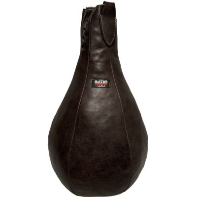 Leather boxing bag CLASSIC GRS-CLASSIC-1d large 75 cm x 40 cm full NO1 chocolate