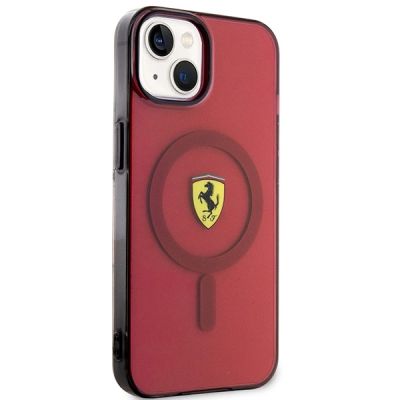 4. Ferrari FEHMP14SURKR iPhone 14 6.1" red/red hardcase Translucent Magsafe