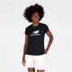2. New Balance Essentials Stacked Logo CO BK T-shirt W WT31546BK