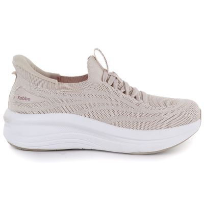 2. Beige women's platform sneakers Kobbo Vinceza 102421